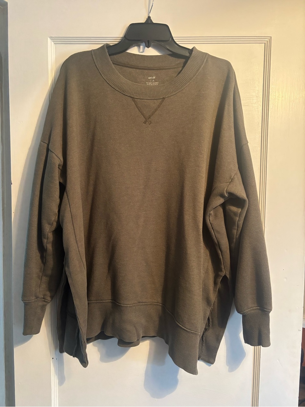 Women’s Olive Crewneck Sweatshirt